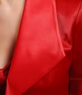 Bolero din saten rosu