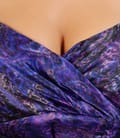 Rochie din matase cu falduri