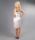 Rochie din matase cu falduri