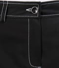 Fusta din bumbac elastic cu tighele contrast si buzunare
