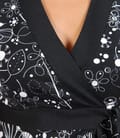 Tricou din jerse imprimeu cu garnitura