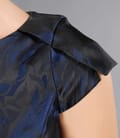 Rochie din brocart satinat cu curea