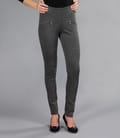 Pantaloni din jerse gros gri