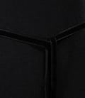 Rochie din jerse elastic moale gri inchis cu guler