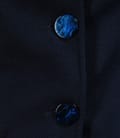 Sacou din jerse elastic gros bleumarin cu buzunare