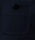 Sacou din jerse elastic gros bleumarin cu buzunare