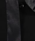 Sacou elegant cu garnitura saten