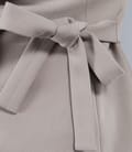 Sacou elegant cu funda din stofa elastica gri