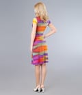 Rochie din jerse cu imprimeu grafic