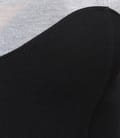 Tricou din jerse elastic gri cu corsaj
