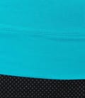 Tricou din jerse uni cu umeri cazuti