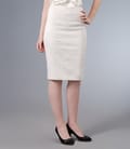 Fusta din brocart de bumbac elastic cu fir de efect auriu