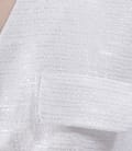 Sacou elegant alb cu fir de efect si voal