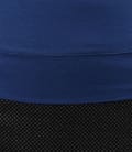 Tricou din jerse uni cu umeri cazuti
