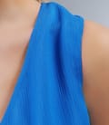 Rochie din voal creponat cu floare
