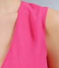 Rochie din voal creponat cu floare