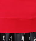 Tricou din jerse uni cu umeri cazuti