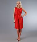 Rochie eleganta cu funda sub bust