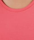 Tricou din jerse uni cu maneci raglan