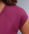 Tricou din jerse uni cu maneci raglan