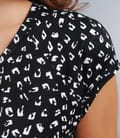 Tricou din jerse imprimat cu maneci raglan