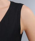 Rochie jerse imprimat cu nod pe bust