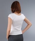 Tricou din jerse uni cu maneci raglan
