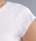 Tricou din jerse uni cu maneci raglan