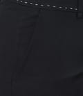 Pantaloni office negri cu buzunare