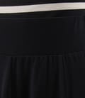 Fusta in clini din jerse elastic negru