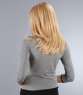 Tricou cu garnitura si floare catifea