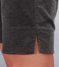 Pantaloni scurti din catifea elastica cu garnitura