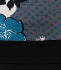 Tricou jerse imprimat cu garnitura