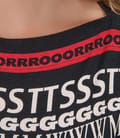 Tricou din jerse elastic cu imprimeu grafic