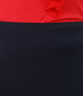 Fusta eleganta din jerse gros bleumarin