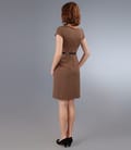 Rochie maro cu curea