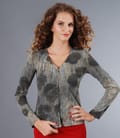 Pulover din jerse elastic cu mohair