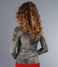 Pulover din jerse elastic cu mohair