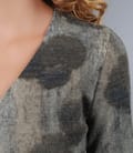 Pulover din jerse elastic cu mohair