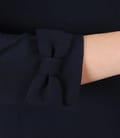 Rochie din jerse elastic gros cu maneci lungi