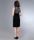 Rochie eleganta cu imprimeu floral de catifea