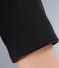 Rochie neagra cu fenta si brandemburguri