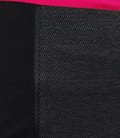 Fusta din stofa elastica neagra cu insertie gri