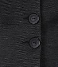 Sacou din stofa elastica neagra cu insertie gri