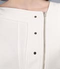 Rochie din jerse elastic gros cu decolteu asimetric