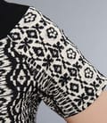 Tricou imprimeu grafic cu cordon