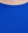 Tricou din jerse elastic uni cu aripioare