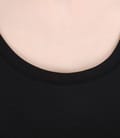 Tricou din jerse elastic uni cu mansete