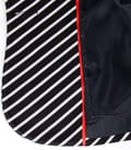 Sacou din jerse elastic alb-negru