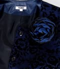 Sacou cu imprimeu floral de catifea